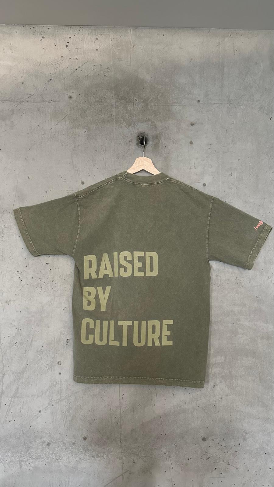 CRU Family T-shirt Lime Green back